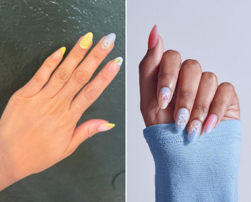 Press On Nails cover photo collage