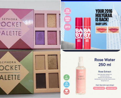 Daily makeup essentials cover photo collage