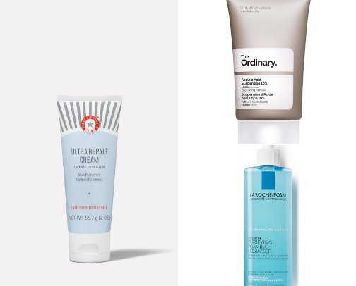 Holy Grail Acne Safe Skincare Recommendations cover photo collage