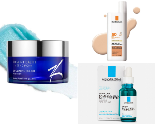 Holy Grail Acne Safe Skincare Recommendations cover photo collage