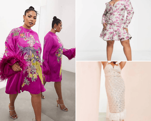 ASOS curve cover photo collage
