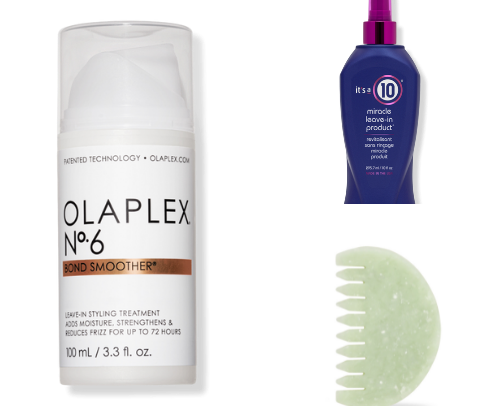 Curly girl haircare cover photo collage