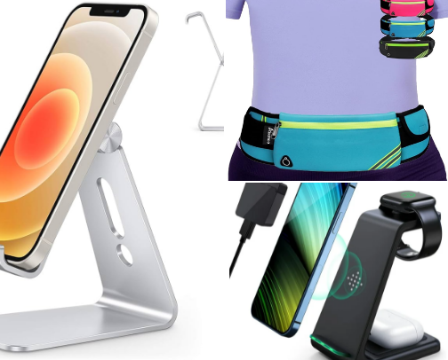 Cellphone accessories cover photo collage