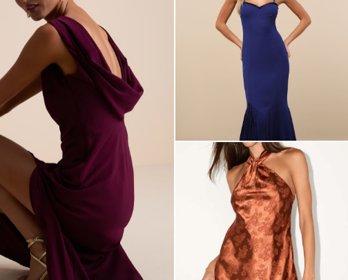 Autumn Wedding Guest Dresses cover photo collage