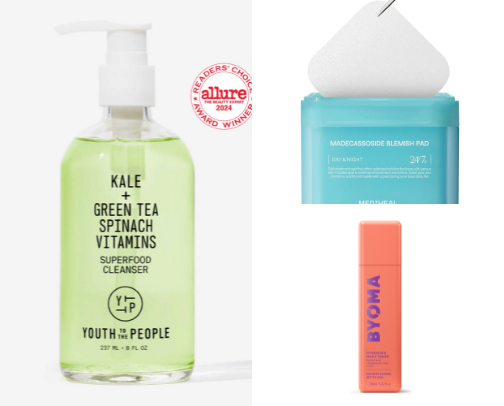 Favorite skincare for hydration and glow cover photo collage