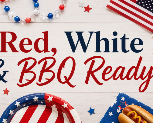 Red, White & BBQ Ready cover photo collage