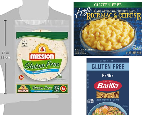 Gluten Free Foods that I recommend cover photo collage