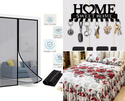 HOME ESSENTIALS cover photo collage