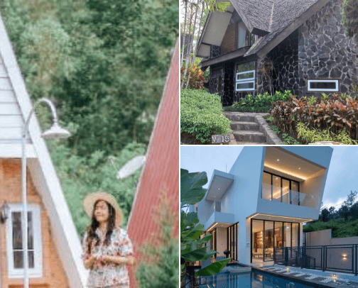 Villa vacation cover photo collage