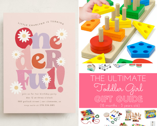 Toddler Girl First Birthday cover photo collage