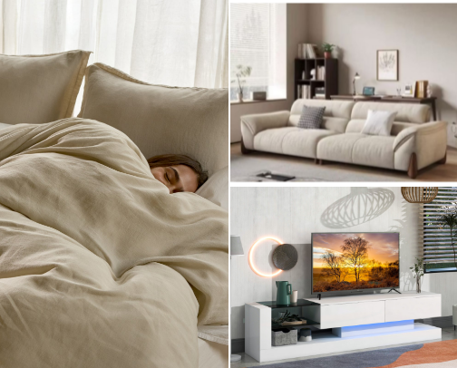Bedroom & Living Room Essentials cover photo collage