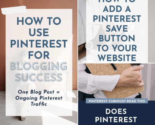 Pinterest Marketing for Beginners cover photo collage