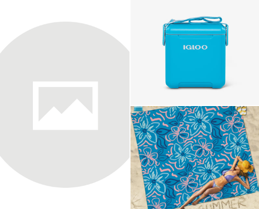 Beach day essentials ( as a mom ) 🏖️🧍🏽‍♀️ cover photo collage