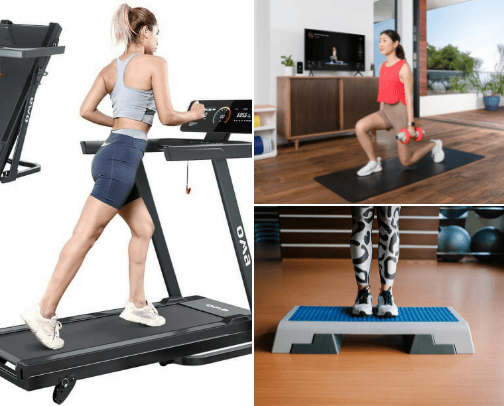 At home work out equipment/tools! cover photo collage