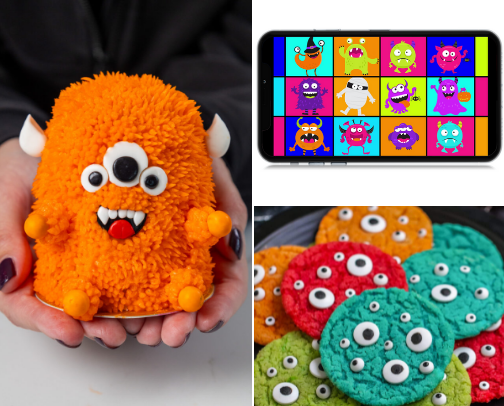 Monstrous Kids Halloween Party Ideas! cover photo collage