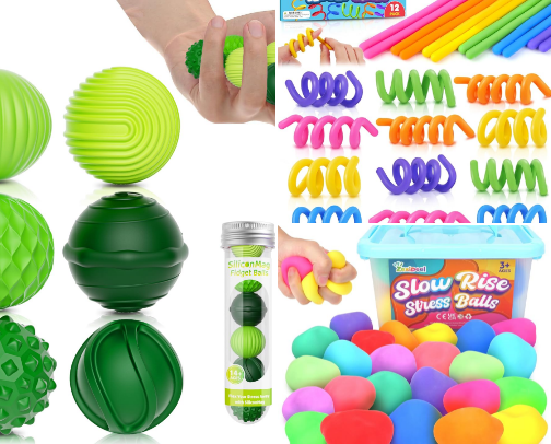 Quiet fidgets for SPEDS students as a SPEDS parapro cover photo collage