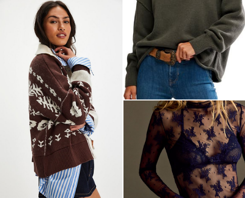 Wrapped in autumn - cozy fall clothing cover photo collage