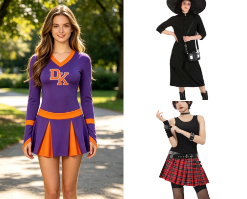 original and niche halloween costumes🎃🎃 cover photo collage