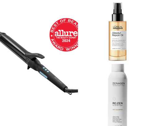 Products you’ll find in my salon cover photo collage