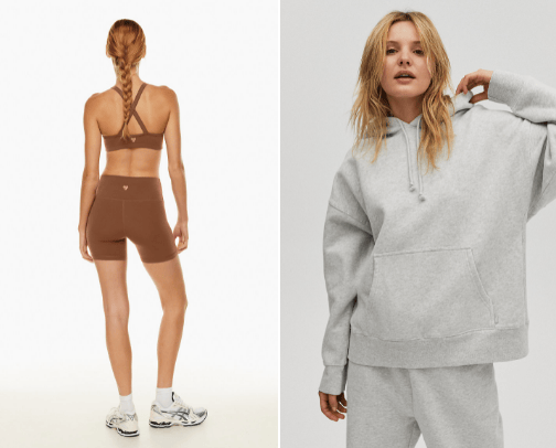 My Aritzia basics cover photo collage