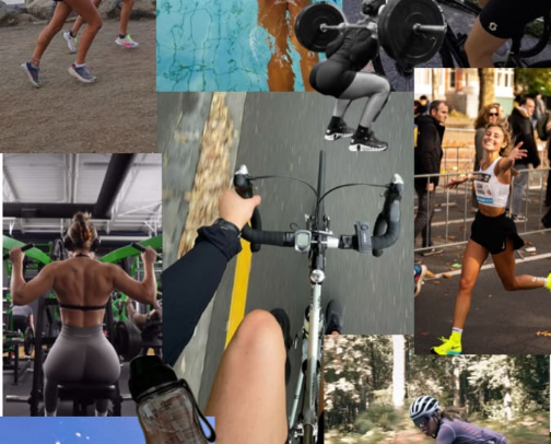 Sport cover photo collage