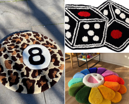 Eye-Catching Area Rugs for Apartments cover photo collage
