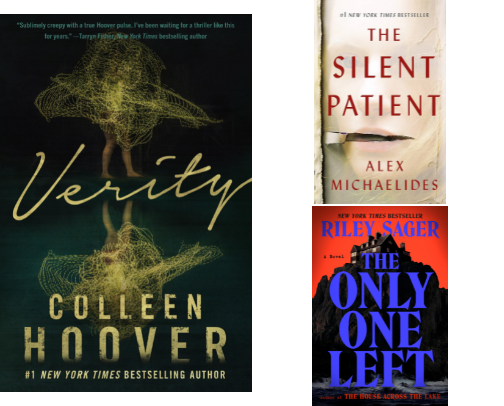 Mystery & Thriller Books I Adore! cover photo collage