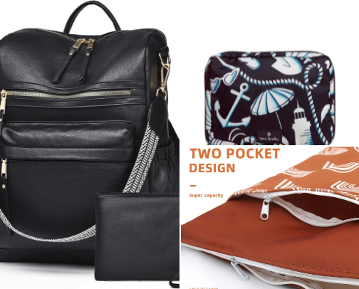 What’s in my diaper bag cover photo collage