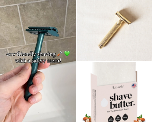 Swap the Disposable Razor for an ECO Option! 🪒 cover photo collage