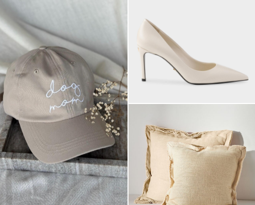 Beige Girl Aesthetic 🤎 cover photo collage
