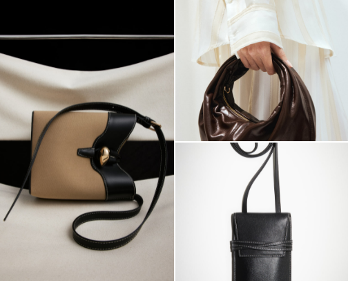 Haute Handbags (trending crossbody, handbags, clutches and backpacks) cover photo collage