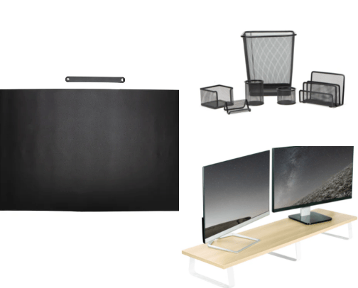 Office desk organization🖥️ cover photo collage