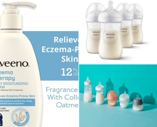 Baby products cover photo collage