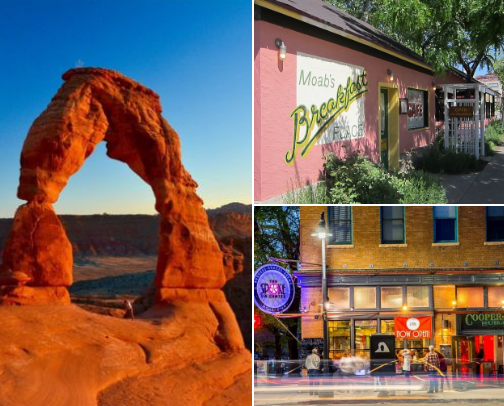 Arches National Park Bucket List + Lodging & Dining Recommendations cover photo collage