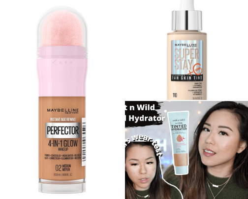 Tinted moisturizer cover photo collage