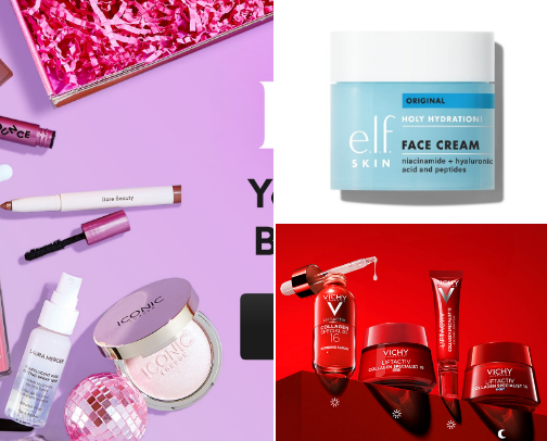 Makeup & Skincare cover photo collage