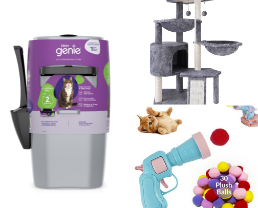 Absolute must-haves for cats! cover photo collage
