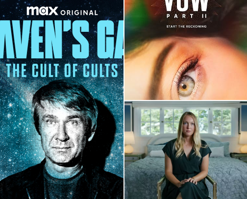 Binge Worthy Cult Documentaries cover photo collage