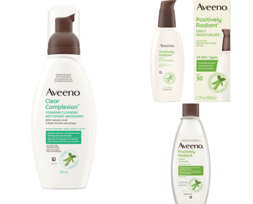 aveeno skin care rec cover photo collage
