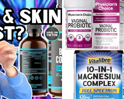 Supplements I Live By cover photo collage