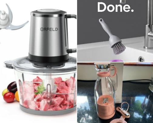 Kitchen tools and essentials that are affordable and helpful.✨️ cover photo collage