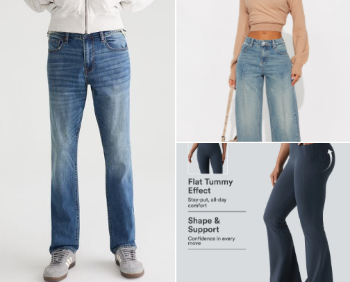Tall Girls : Where to find pants long enough! cover photo collage