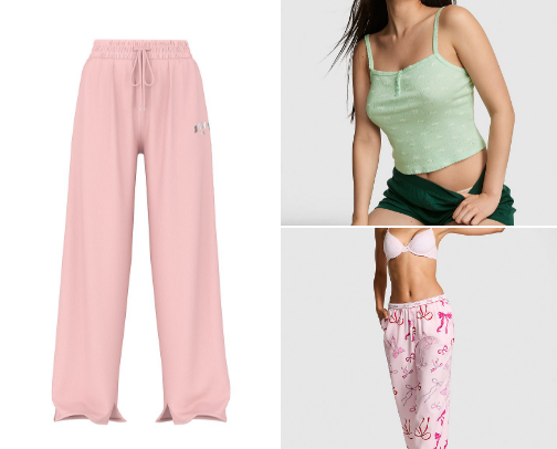 PINK lounge Im loving right now cover photo collage