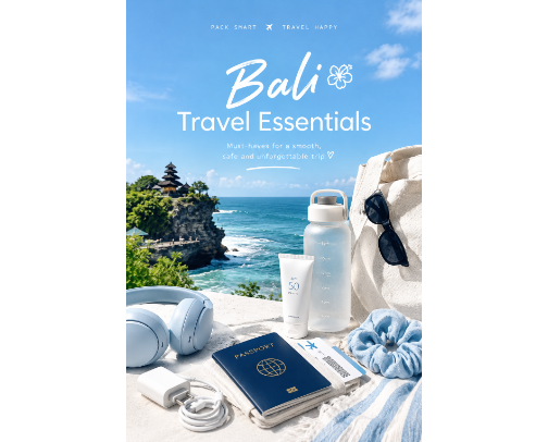✈️ Bali Travel Essentials cover photo collage