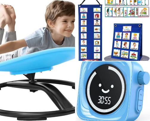 Must-haves for my autistic son 🤍 cover photo collage