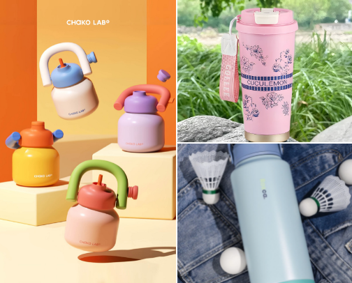 Teman Setia saat Panas Melanda - Tumbler Awet Dingin 🧊 ✨ cover photo collage
