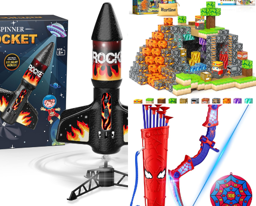 Kids toys 5-7 years old cover photo collage