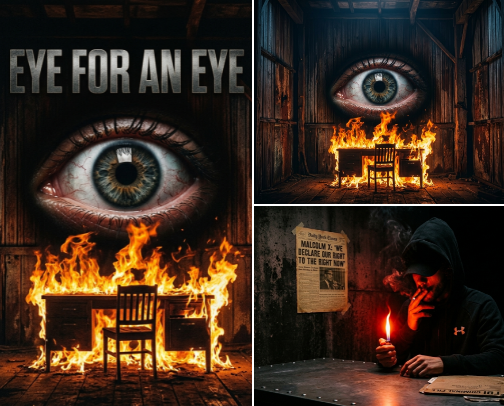 Eye For An Eye - Official Release cover photo collage