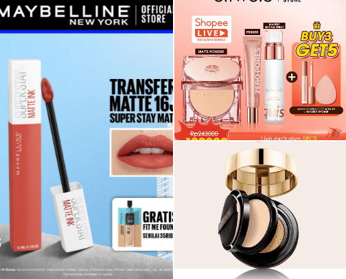 Makeup cover photo collage