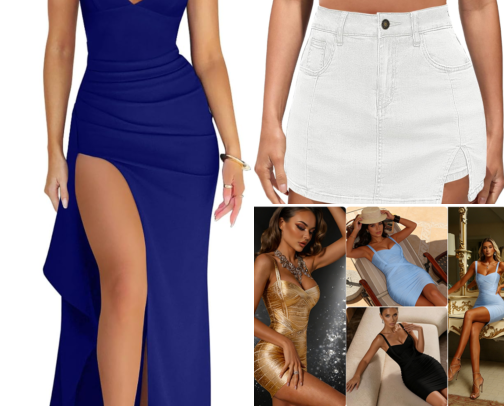 Amazon clothing cover photo collage